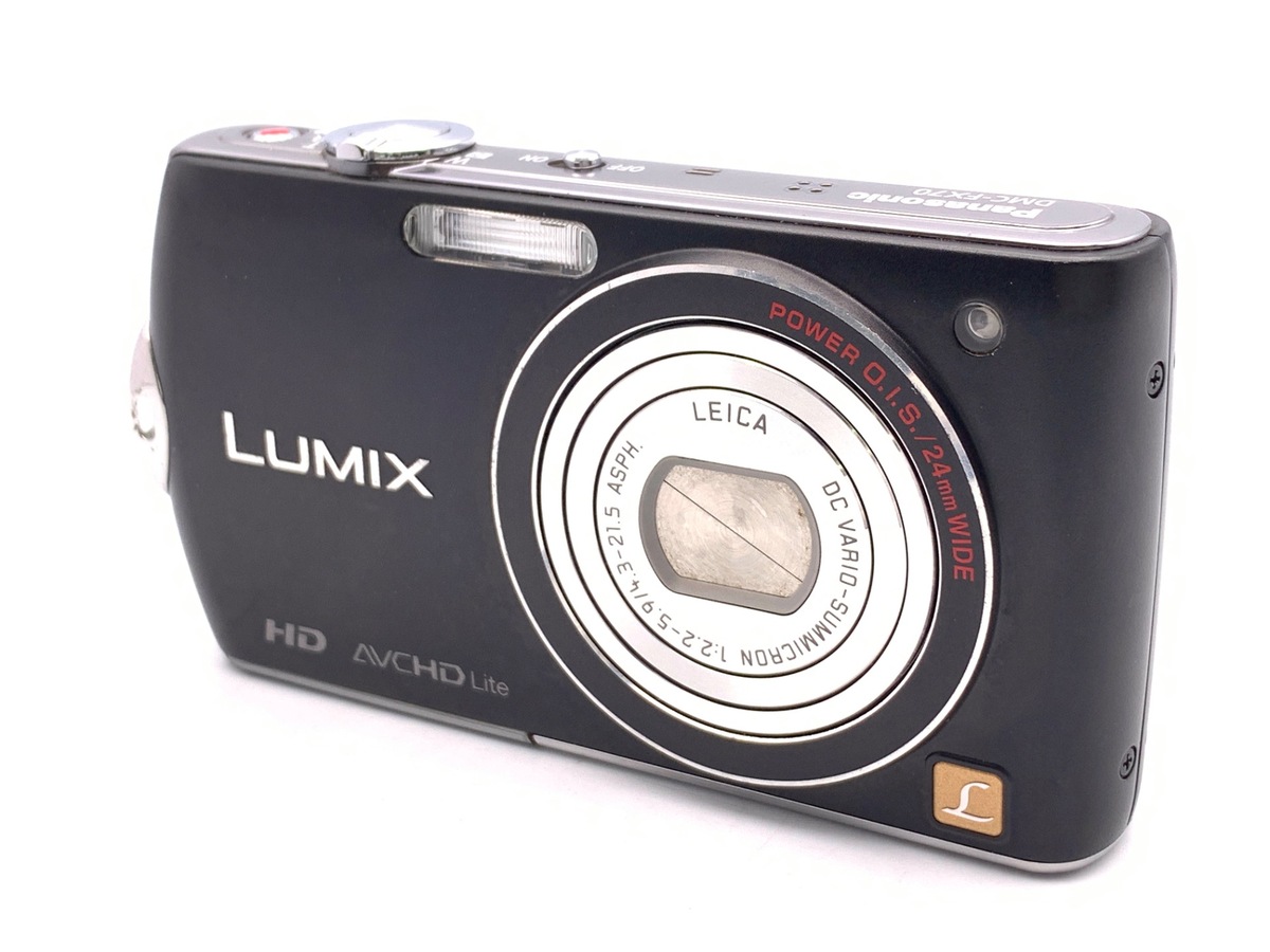 中古：C(やや難あり)】パナソニック LUMIX DMC-FX70 エスプリブラック 