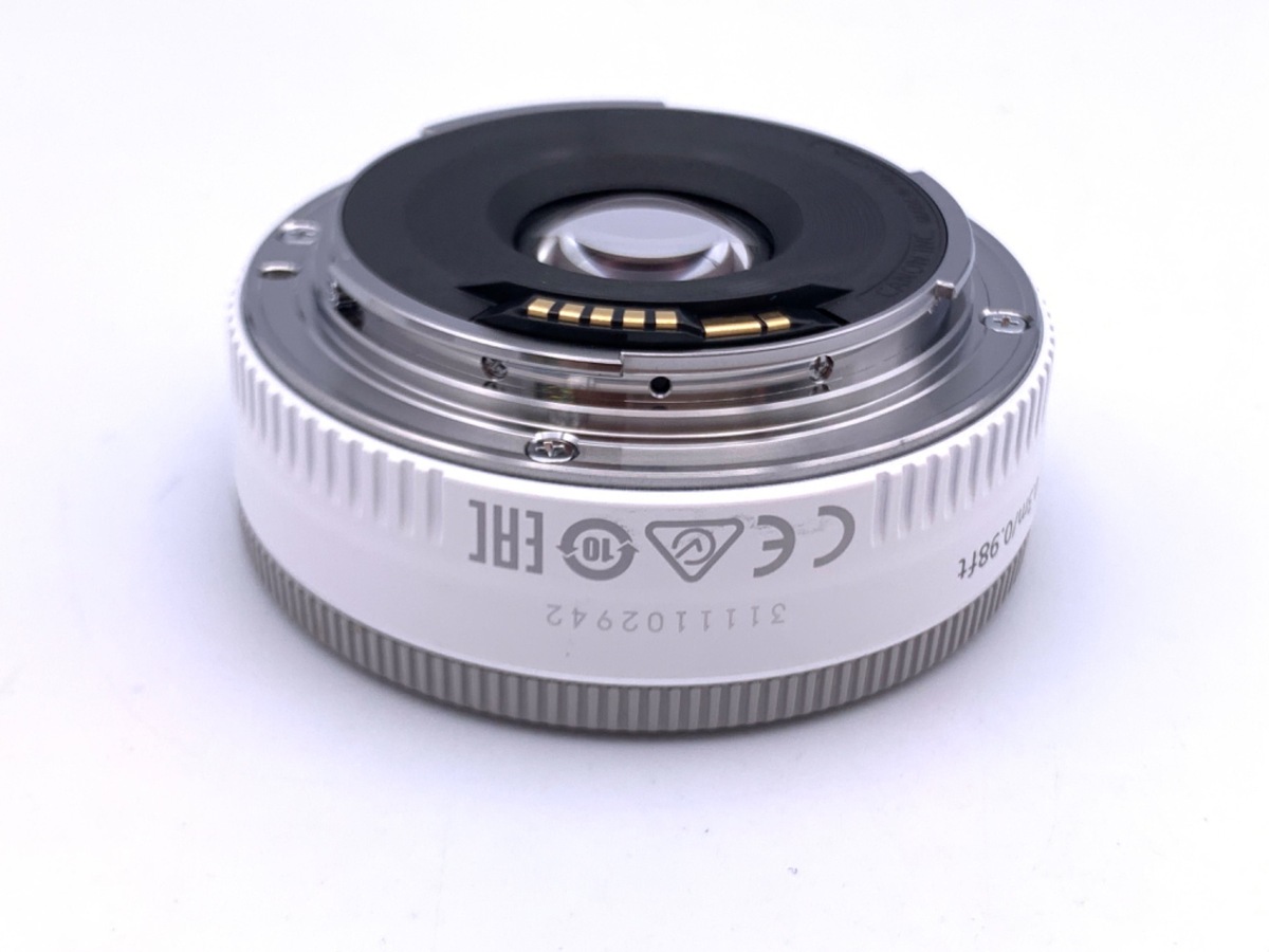 中古：AB(良品)】キヤノン EF 40mm F2.8 STM ホワイト | 2447990020416