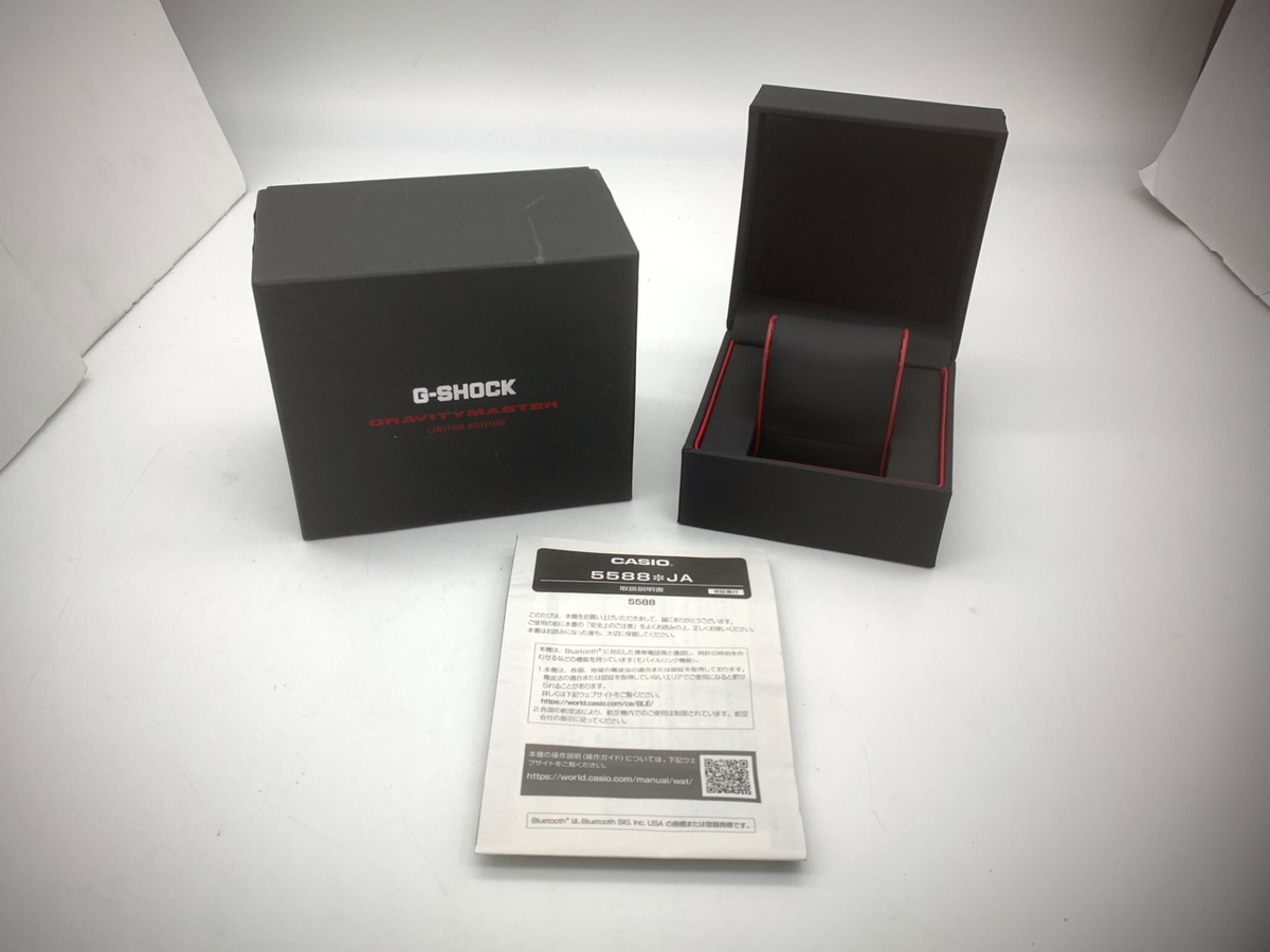 カシオ G-SHOCK マスターオブG ブラック GWR-B1000X-1AJR カーボン