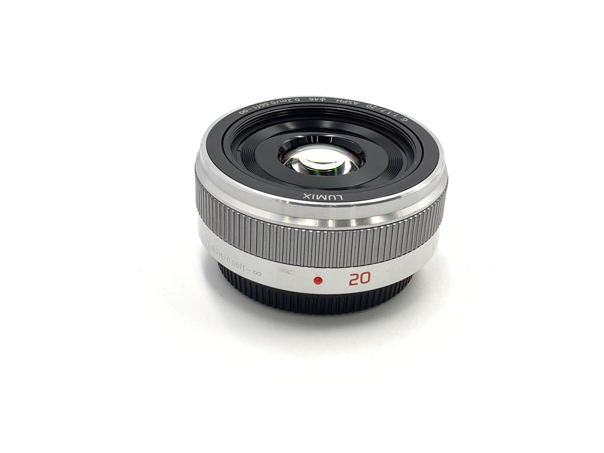 中古】パナソニック LUMIX G 20mm F1.7 II ASPH. [H-H020A] シルバー