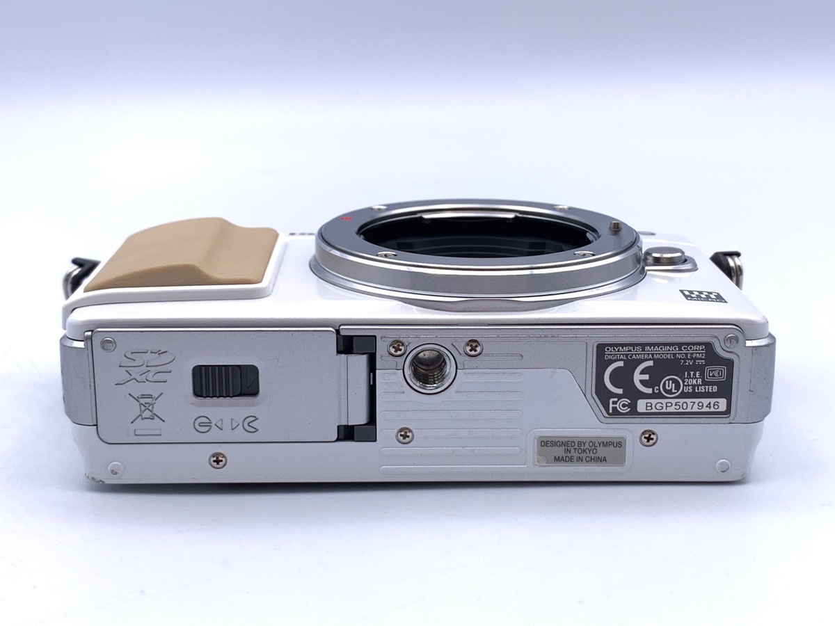 中古：C(やや難あり)】オリンパス PEN mini E-PM2 ボディ ホワイト