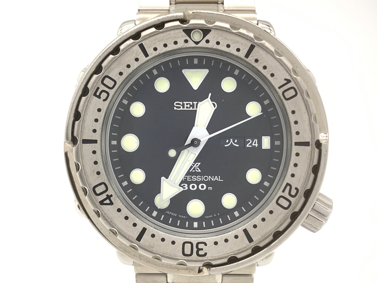 セイコー プロスペックス ブラック SBBN049/7C46-0AN0 ステンレススティール