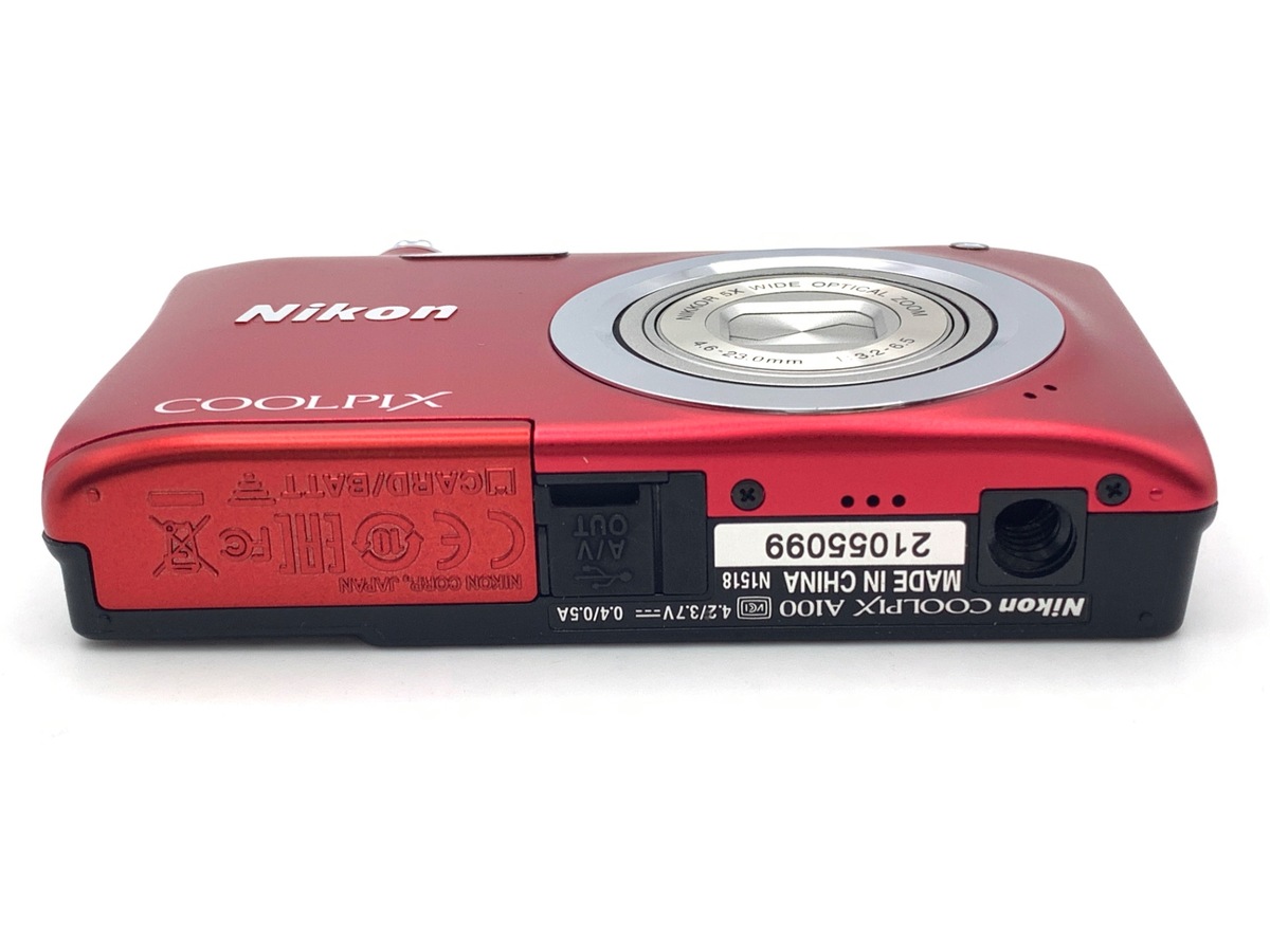 中古：A(美品)】ニコン COOLPIX A100 レッド | 2448010028108