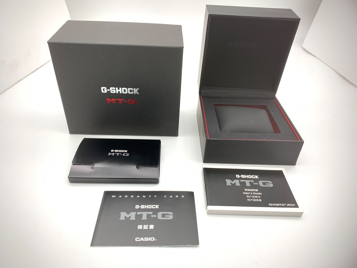 中古：B(並品)】カシオ G-SHOCK MT-G ブラック MTG-B1000D-1AJF 