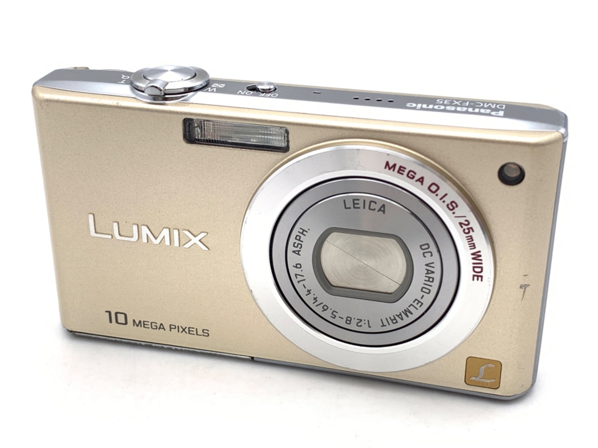 中古：B(並品)】パナソニック LUMIX DMC-FX35-N グロスゴールド