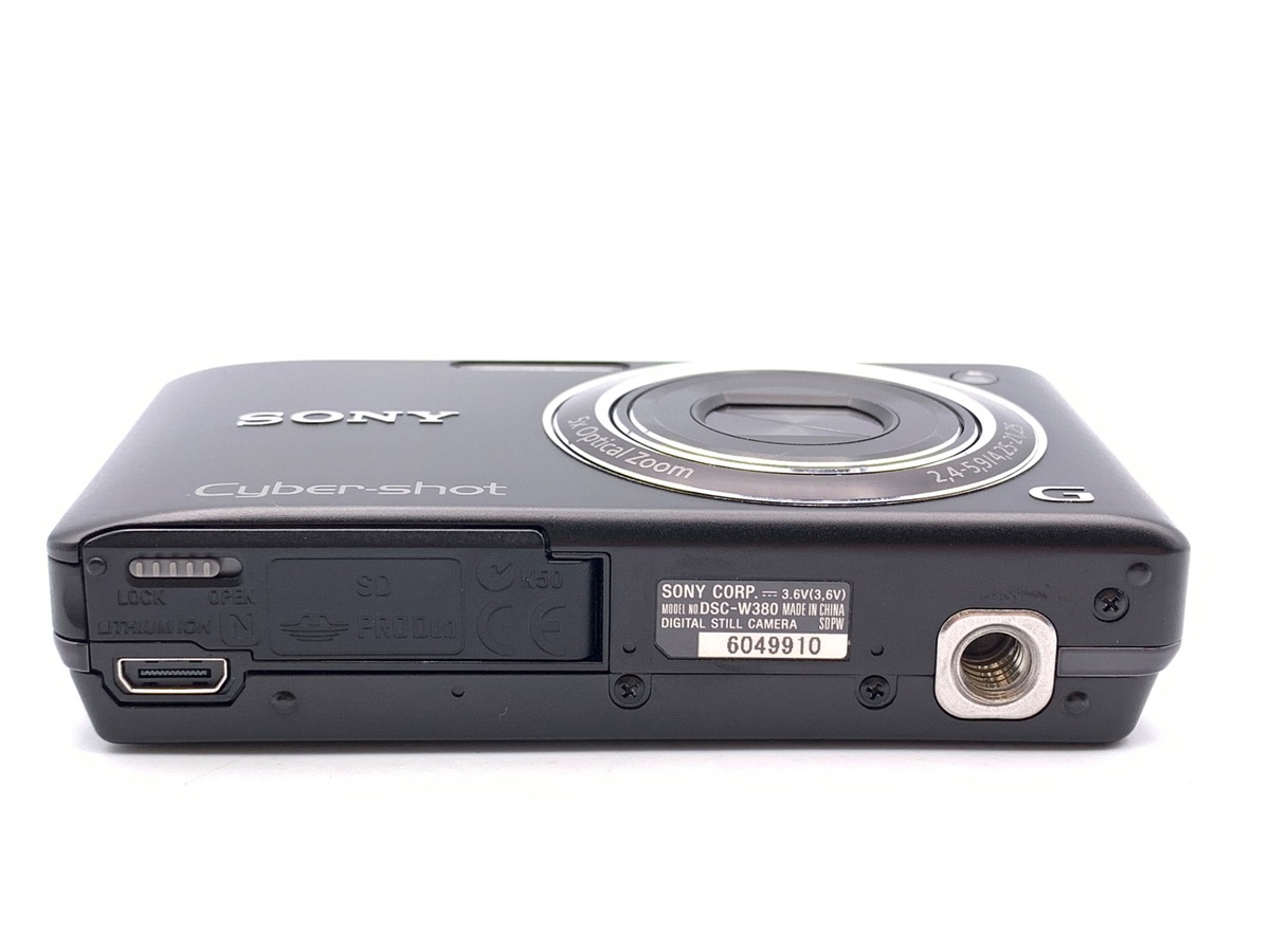 中古：B(並品)】ソニー Cyber-shot DSC-W380 B ブラック | 2448020055996