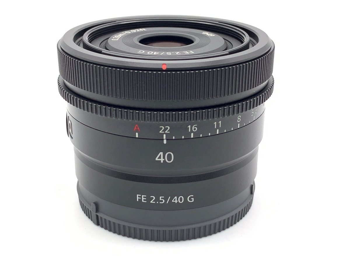 【美品】SONY FE 40mm F2.5 G レンズ 中古】ソニー FE 40mm F2.5 G [SEL40F25G] 在庫一覧｜カメラのキタムラ