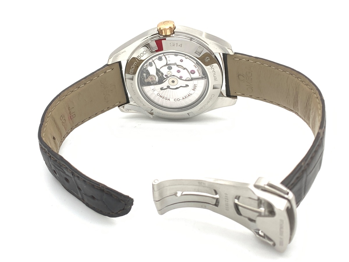 オメガ(OMEGA) シーマスター アクアテラ グレー 231.23.43.22.06.002 ステンレススティール/レッドゴールド アニュアルカレンダー