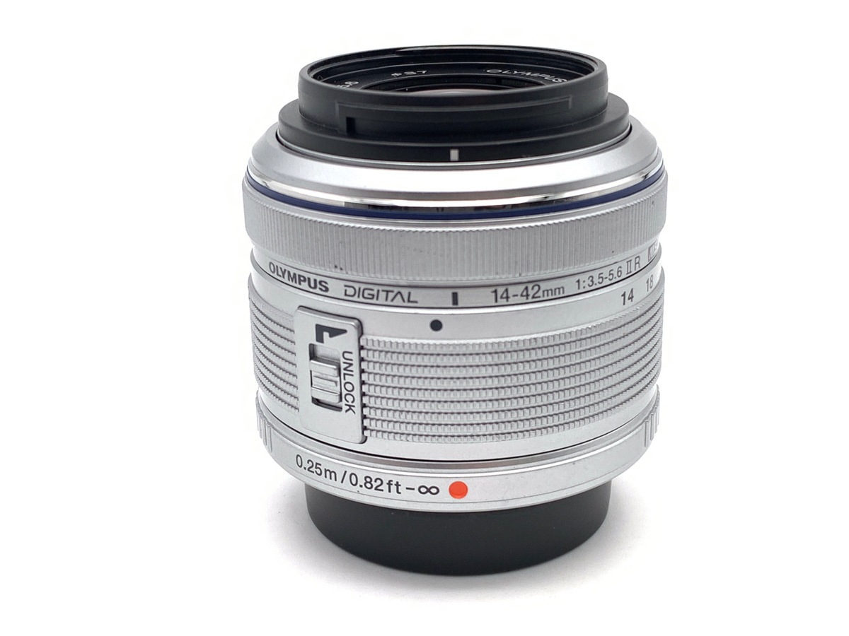 中古】オリンパス M.ZUIKO DIGITAL 14-42mm F3.5-5.6 II R シルバー