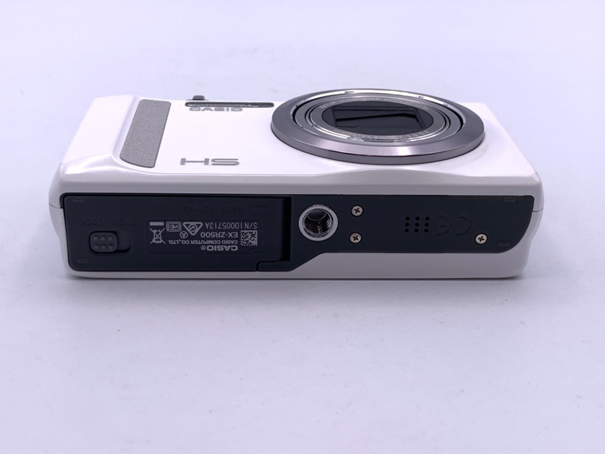 CASIO カシオ デジタルカメラ EXILIM EX-ZR500WE　ホワイト 中古：AB(良品)】カシオ EXILIM EX-ZR500WE ホワイト