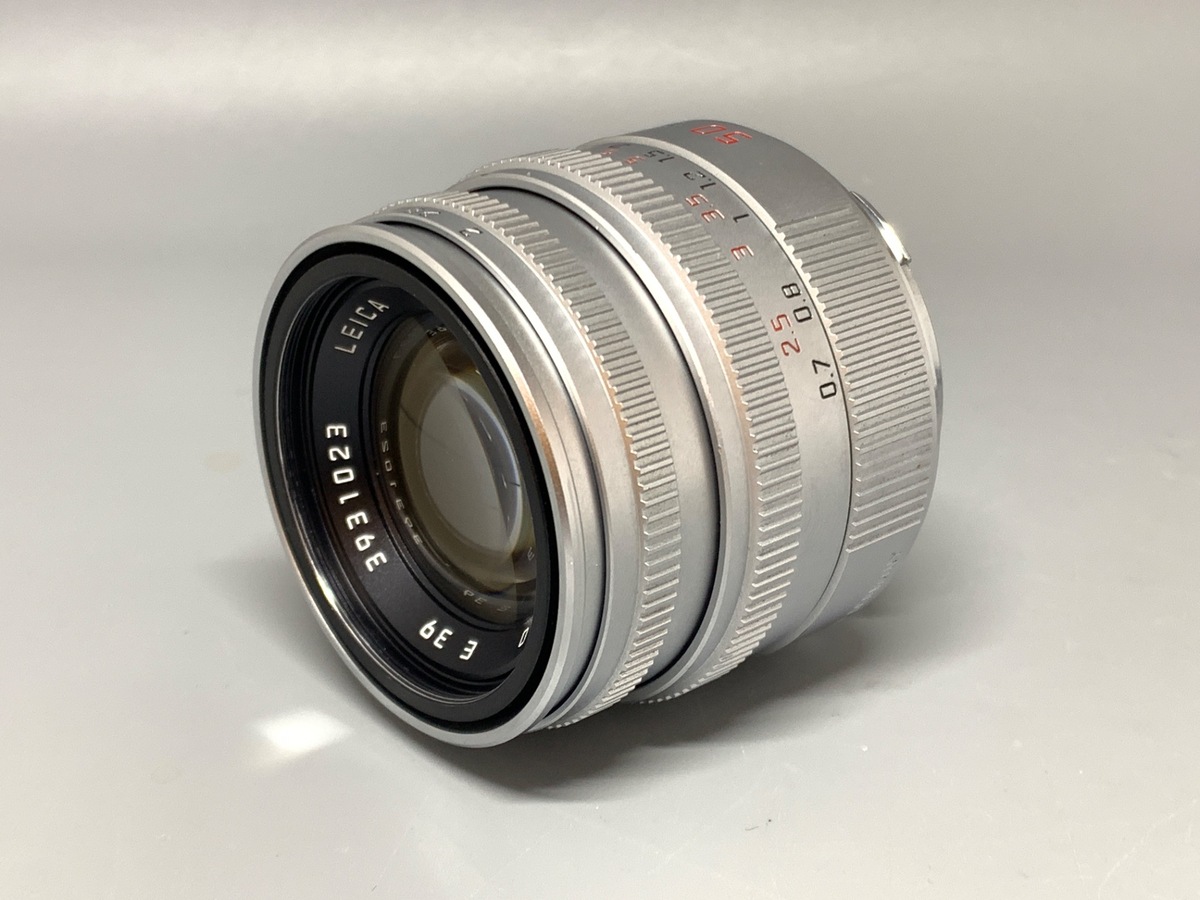 【中古】ライカ ズミクロンM 50mm F2 フード内蔵 シルバー