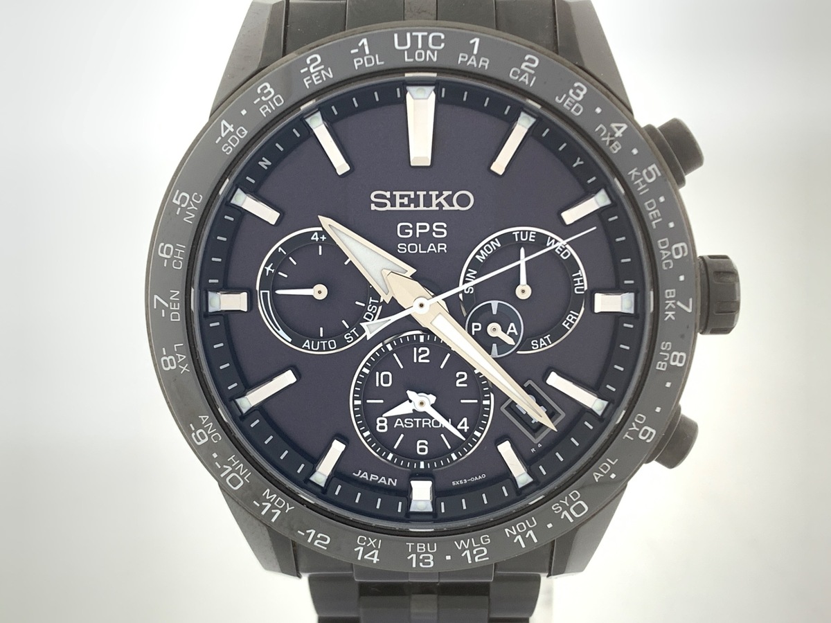 セイコー アストロン ブラック SBXC037/5X53-0AB0 チタン