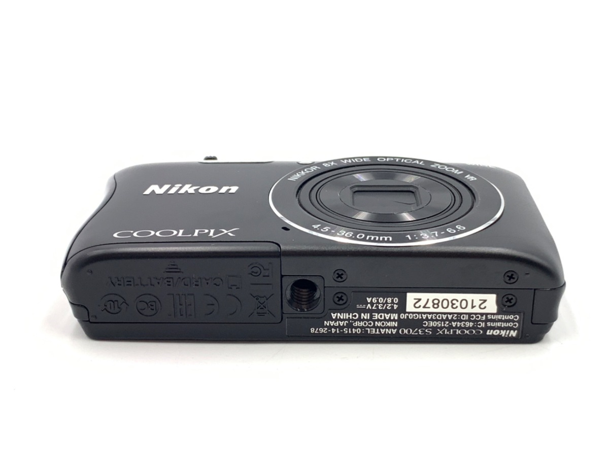 COOLPIX S3700 ブラック【2005万画素】