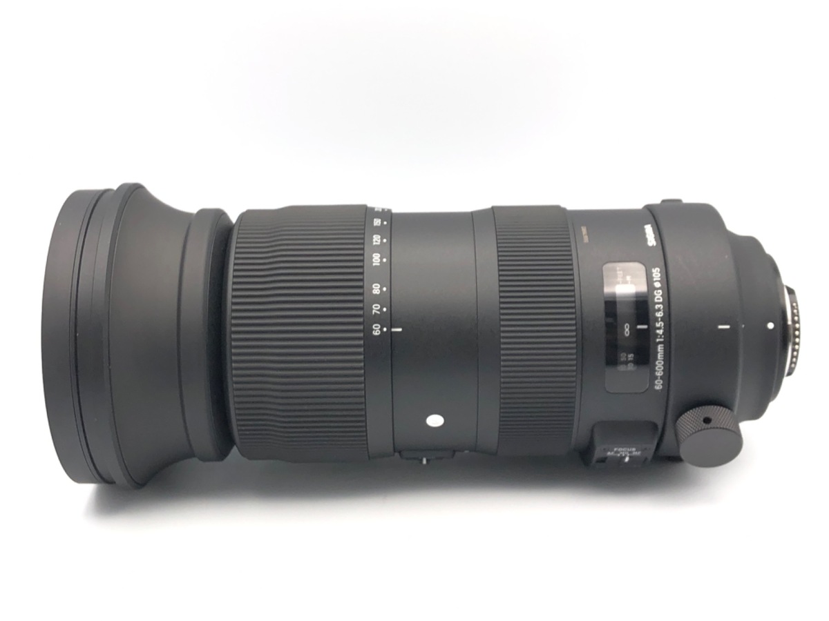 中古】シグマ 60-600mm F4.5-6.3 DG OS HSM Sports ニコンF用 在庫一覧