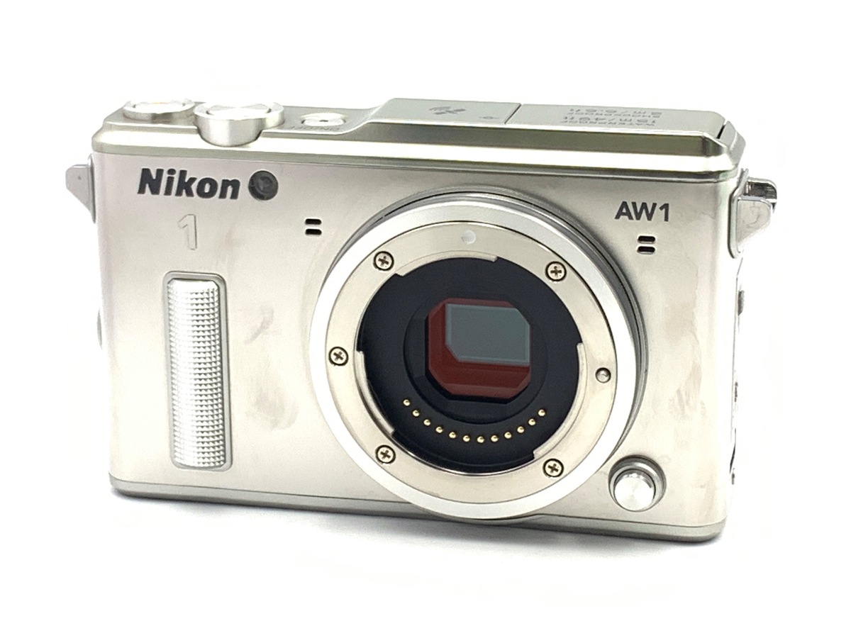 中古：AB(良品)】ニコン Nikon 1 AW1 ボディ シルバー