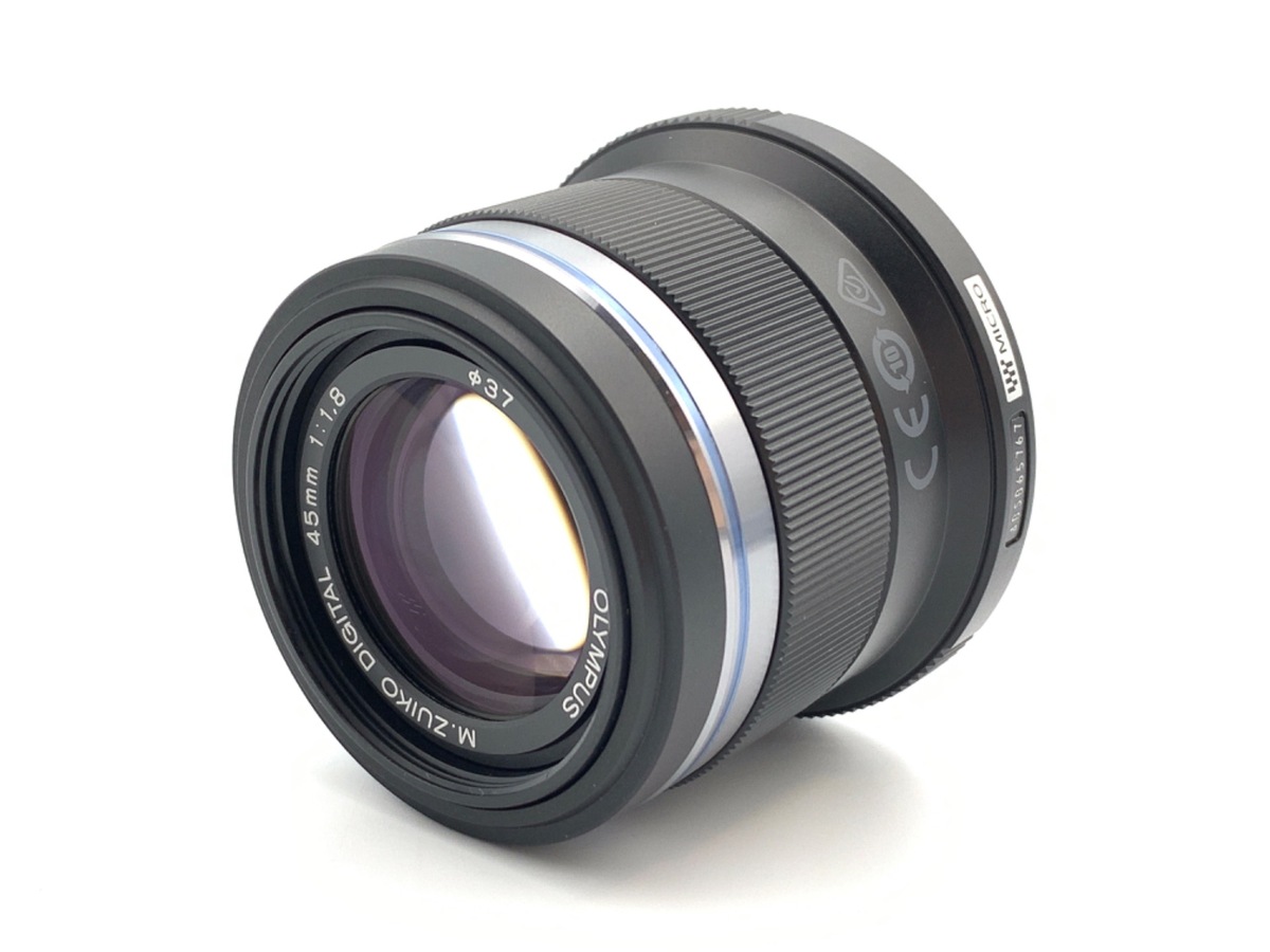 中古】オリンパス M.ZUIKO DIGITAL 45mm F1.8 ブラック｜｜カメラの 
