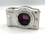 中古】パナソニック LUMIX DMC-GF3-W ボディ シェルホワイト