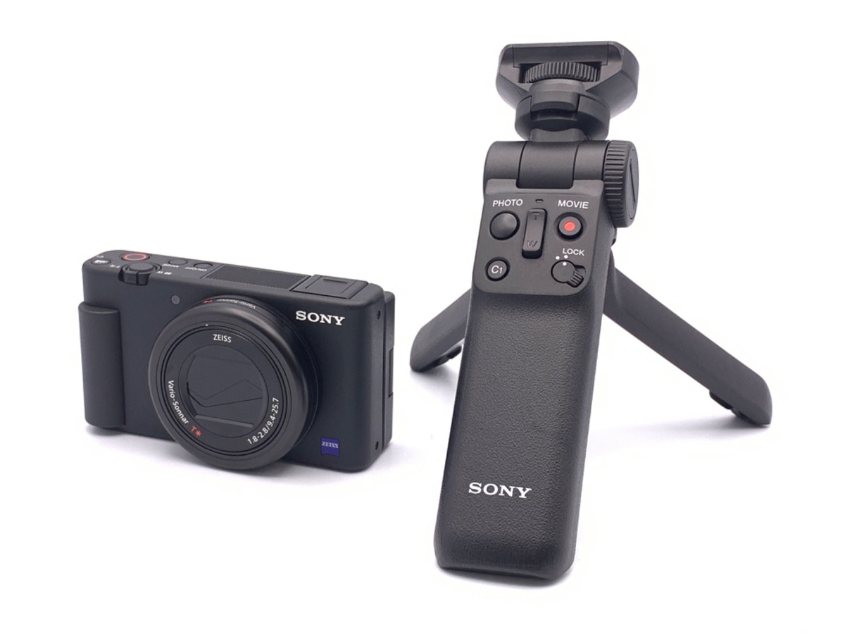 中古：AB(良品)】ソニー VLOGCAM ZV-1G B シューティンググリップ