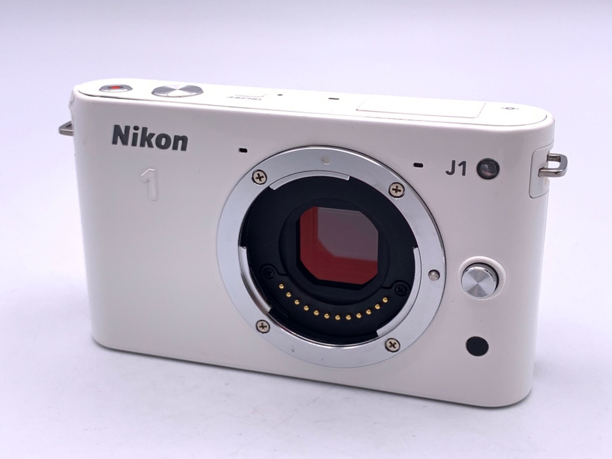 中古：C(やや難あり)】ニコン Nikon 1 J1 ボディ ホワイト | 2448070061015