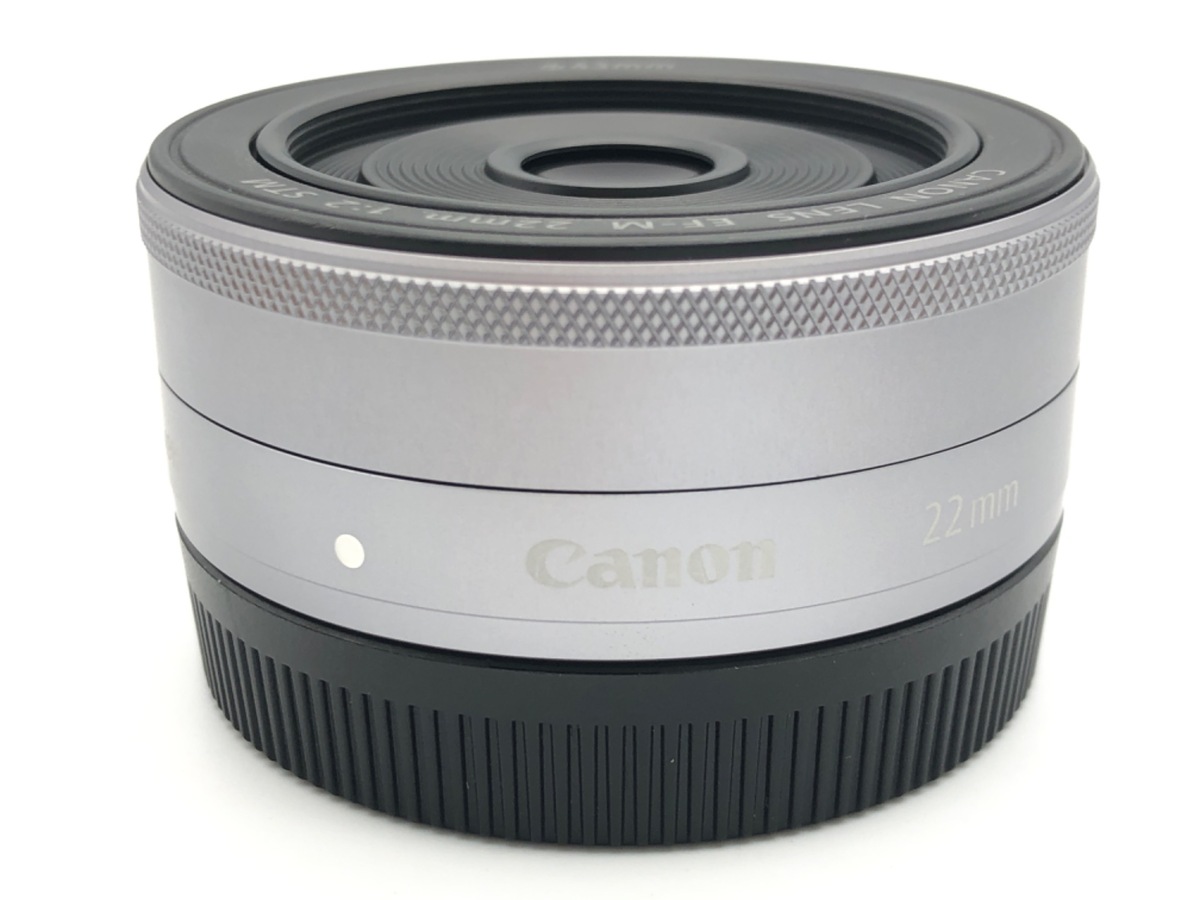 【美品】キヤノン EF-M22mm F2 STM [シルバー] 中古：AB(良品)】キヤノン EF-M22mm F2 STM シルバー | 2448070069882