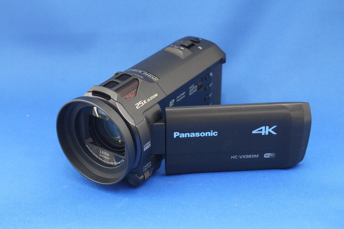中古：AB(良品)】パナソニック デジタル4Kビデオカメラ HC-VX985M-K 