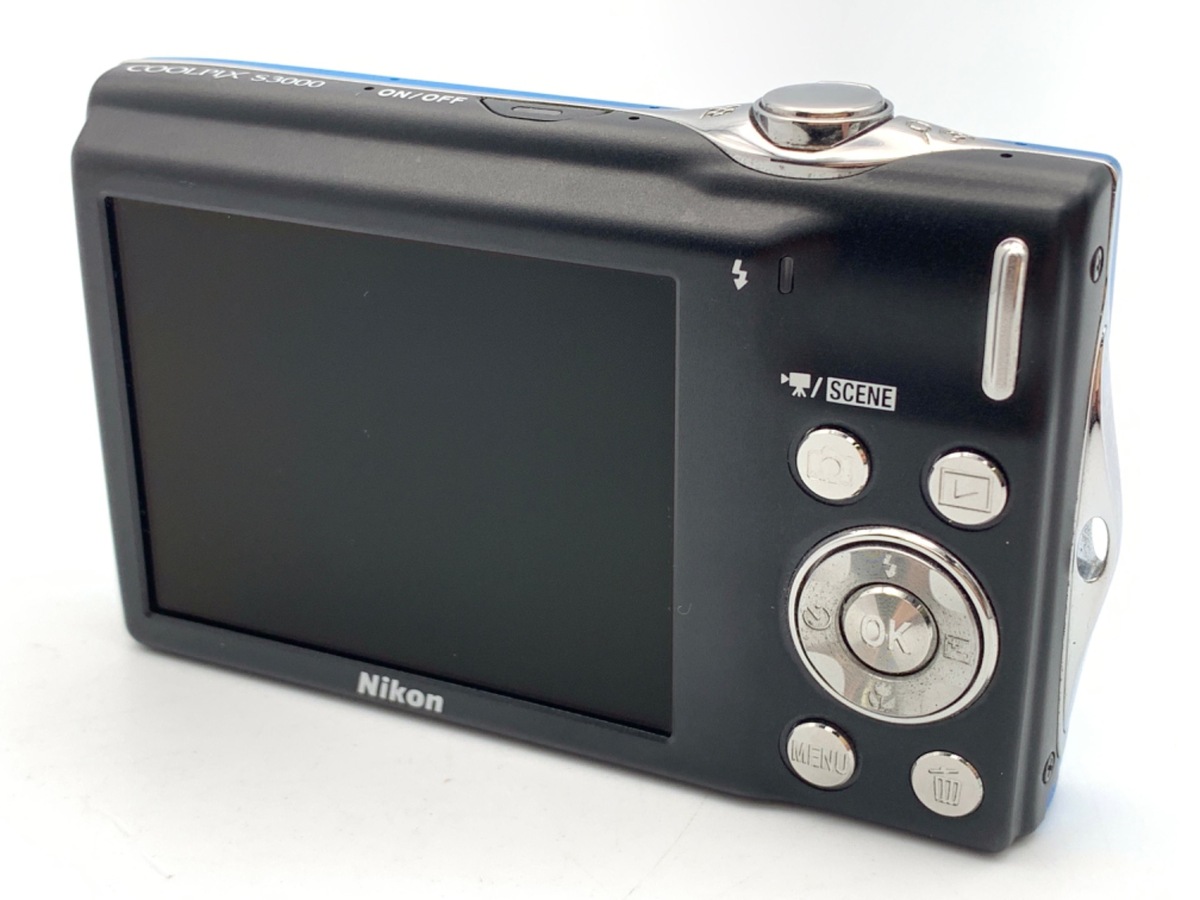 中古：B(並品)】ニコン COOLPIX S3000 アクアブルー | 2448110056643