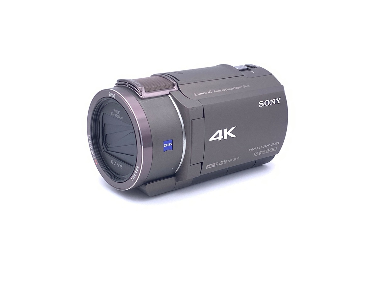中古：AB(良品)】ソニー デジタル4Kビデオカメラレコーダー FDR-AX40 