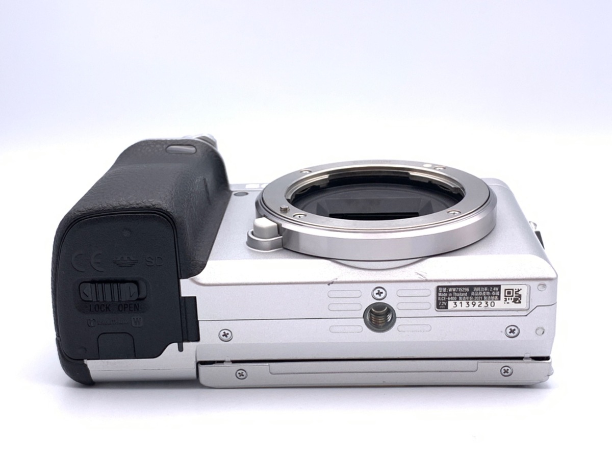 α6400 ボディ シルバー ILCE-6400【2420万画素】