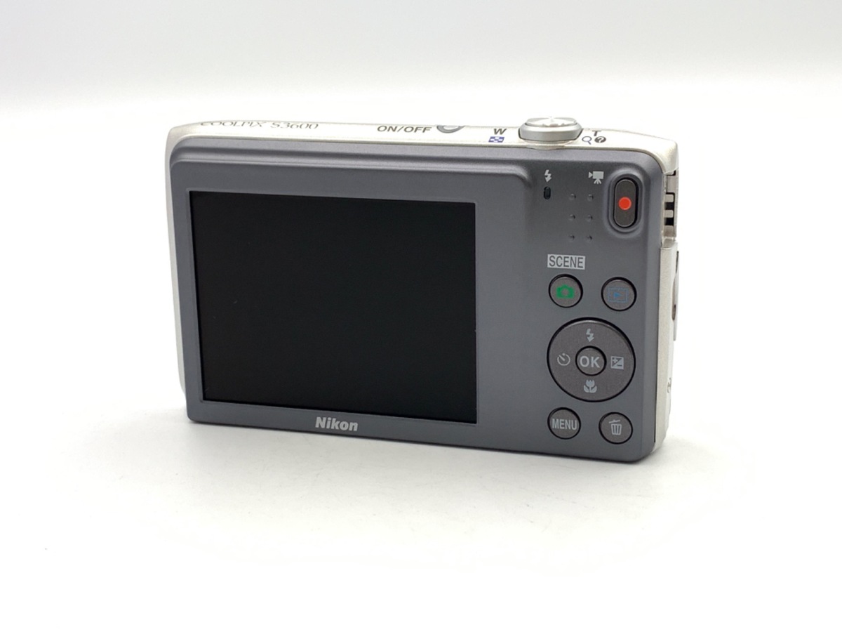 Nikon COOLPIX デジタルカメラ S3600 シルバー ニコン COOLPIX S3600 SL クリスタルシルバー | コンパクトデジタルカメラ