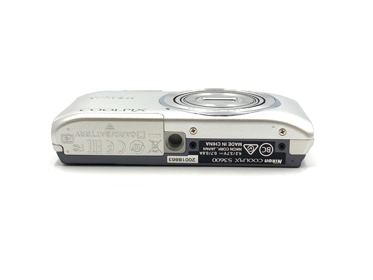 中古】ニコン COOLPIX S3600 SL クリスタルシルバー｜｜カメラの