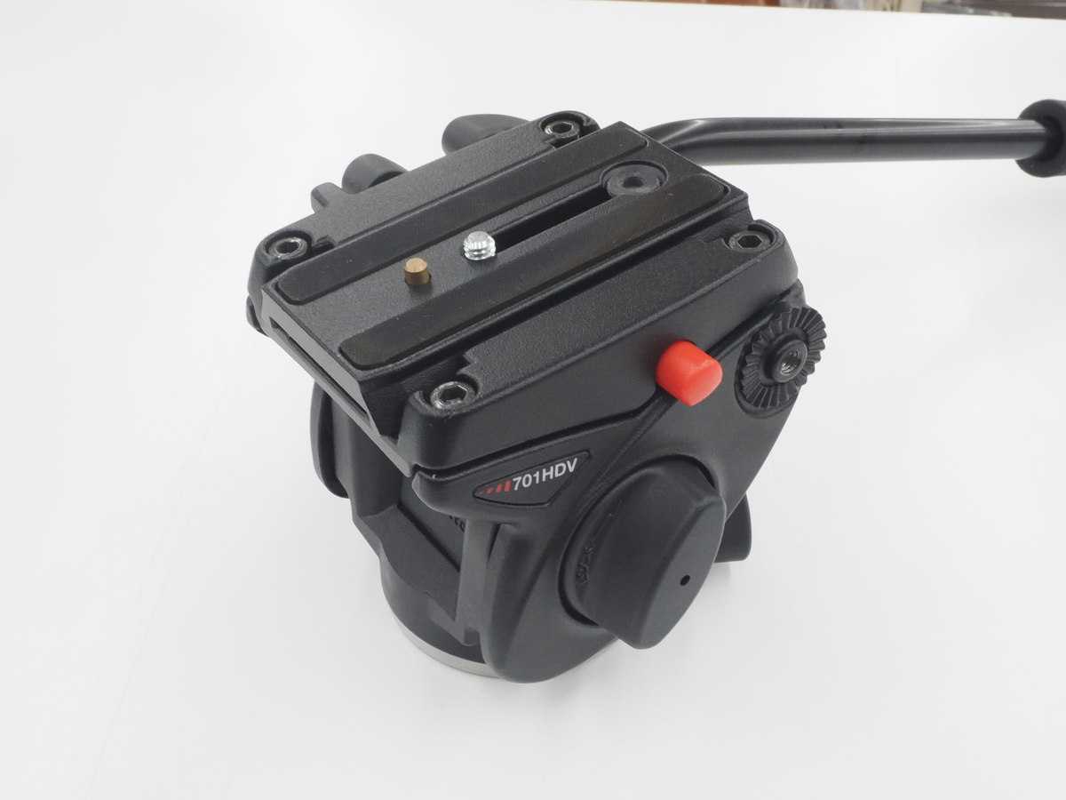 Manfrotto - manfrotto 701HDV フルードビデオ雲台　中古美品 Amazon | Manfrotto 2WAY雲台 プロフルードミニ雲台