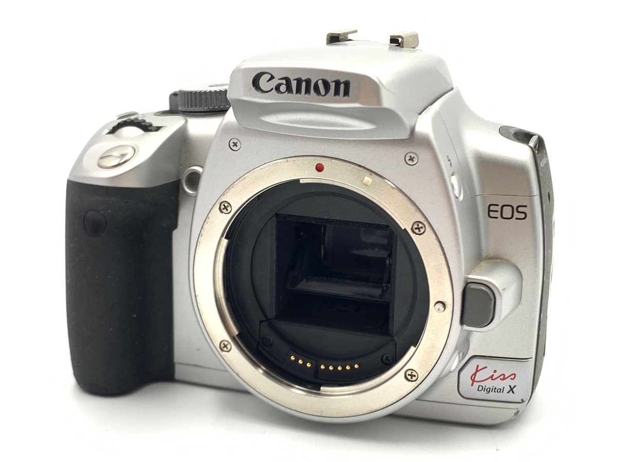 中古：C(やや難あり)】キヤノン EOS Kiss Digital X ボディ シルバー