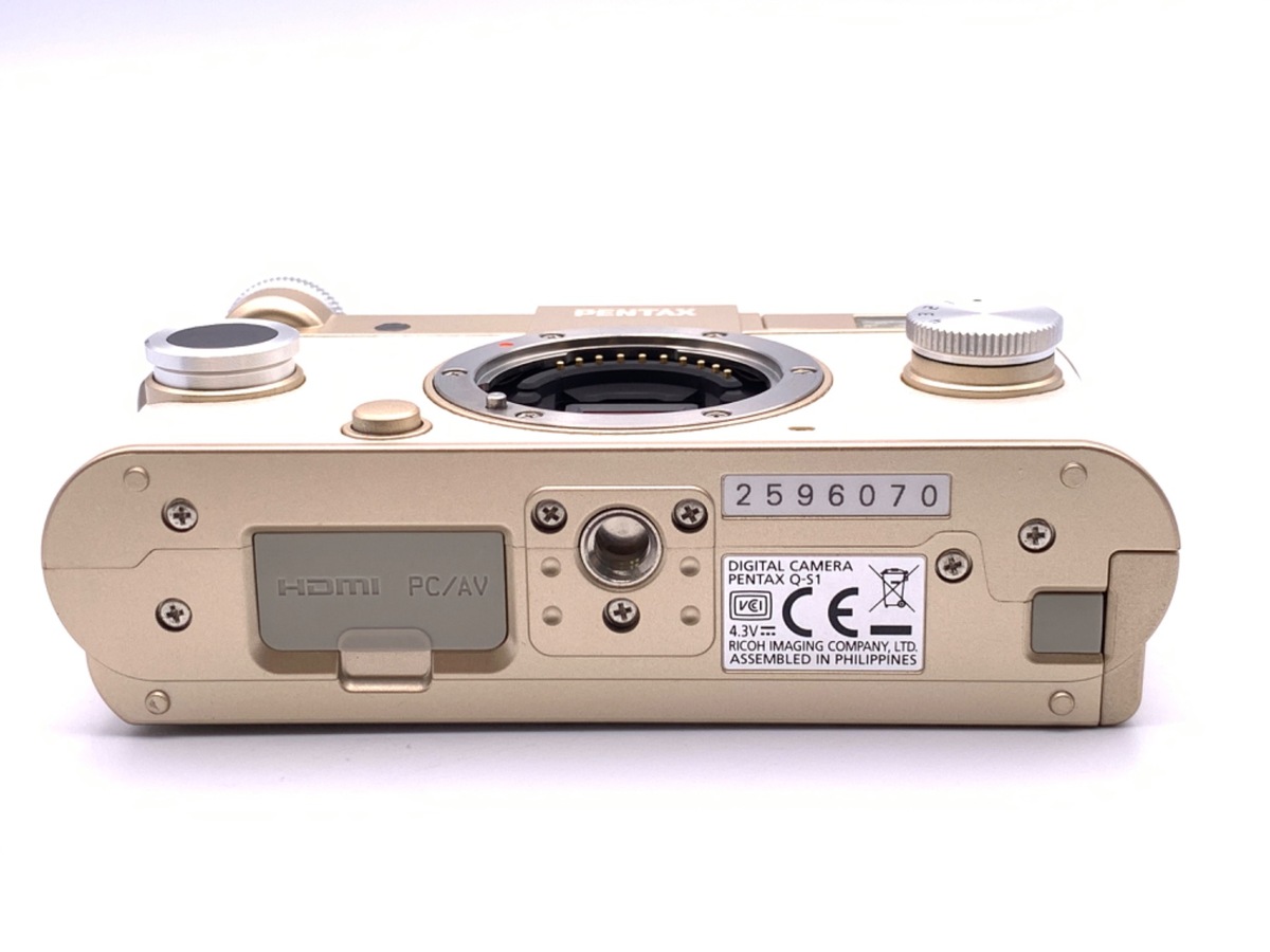 中古：A(美品)】ペンタックス Q-S1 ボディキット シャンパンゴールド 