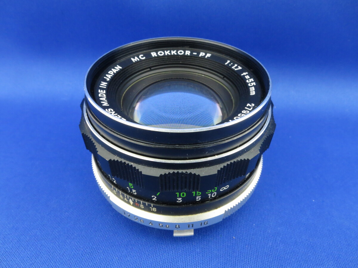 ミノルタ minolta SR101 55mm F1.7 コスパの良いオールドレンズMINOLTA MC ROKKOR-PF 55mm F1.7をレビュー