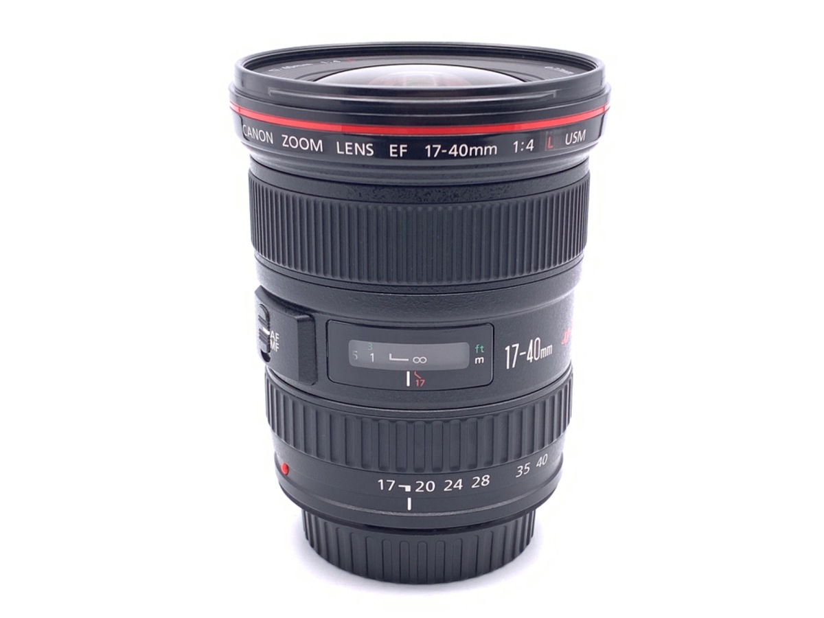【美品】Canon キャノン EF 17-40mm F4 L USM フード付 EF17-40mm F4L USM - キヤノンカメラミュージアム