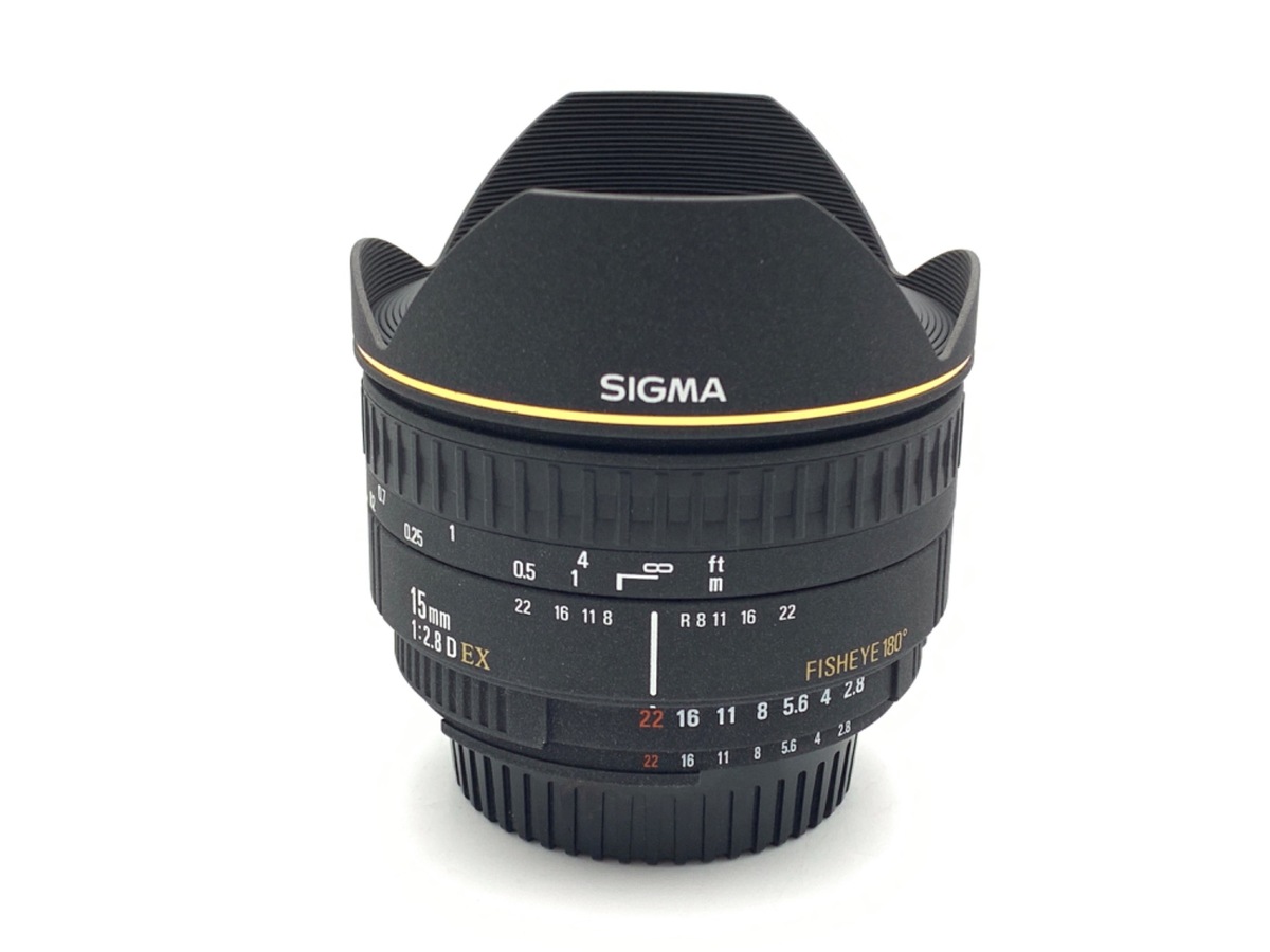 中古：B(並品)】シグマ 15mm F2.8 EX DG DIAGONAL FISHEYE ニコン用