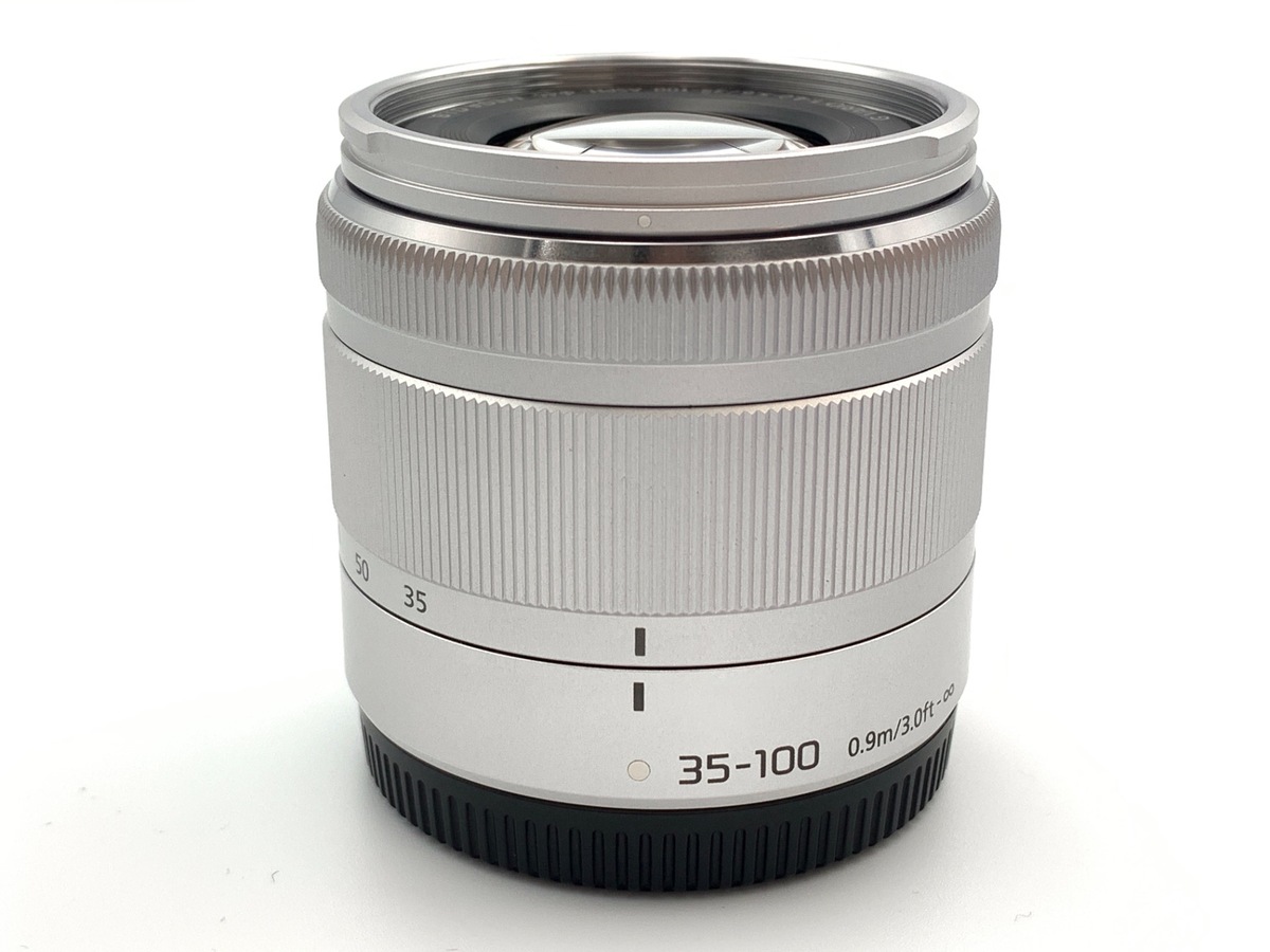 LUMIX G 望遠レンズ　H-FS35100 シルバー パナソニック　動作品 LUMIX G VARIO 35-100mm/F4.0-5.6 ASPH./MEGA O.I.S H-FS35100-S