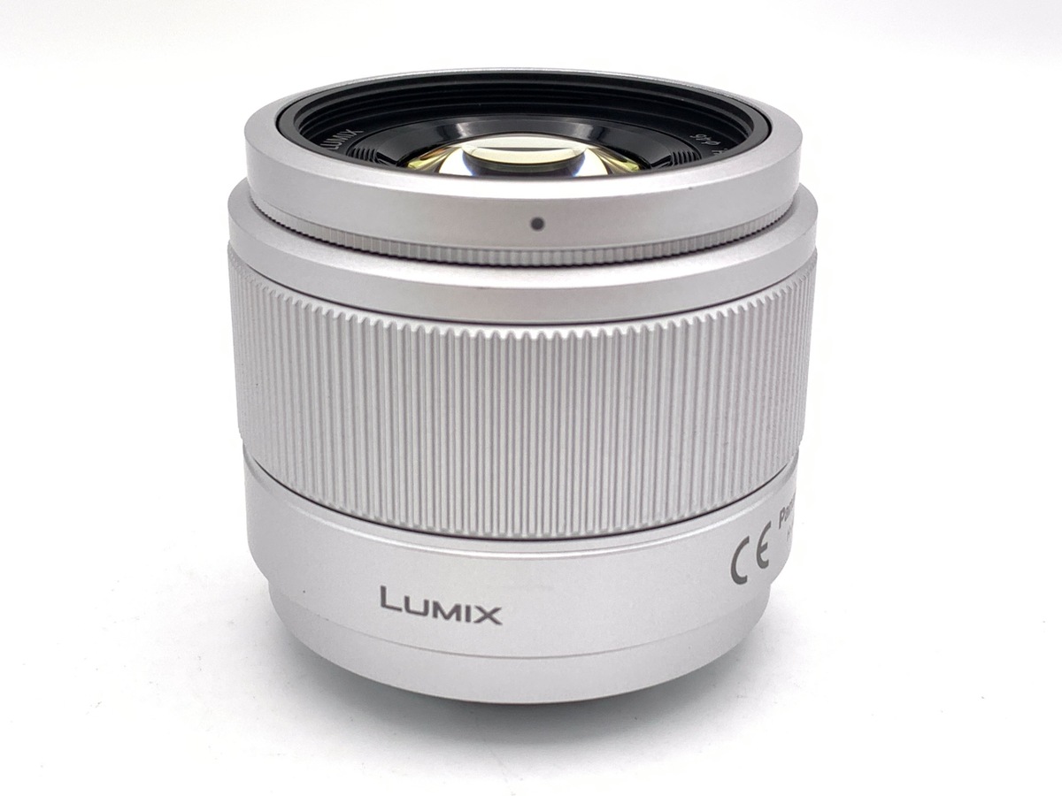 中古】パナソニック LUMIX G 25mm F1.7 ASPH. [H-H025S] シルバー 在庫