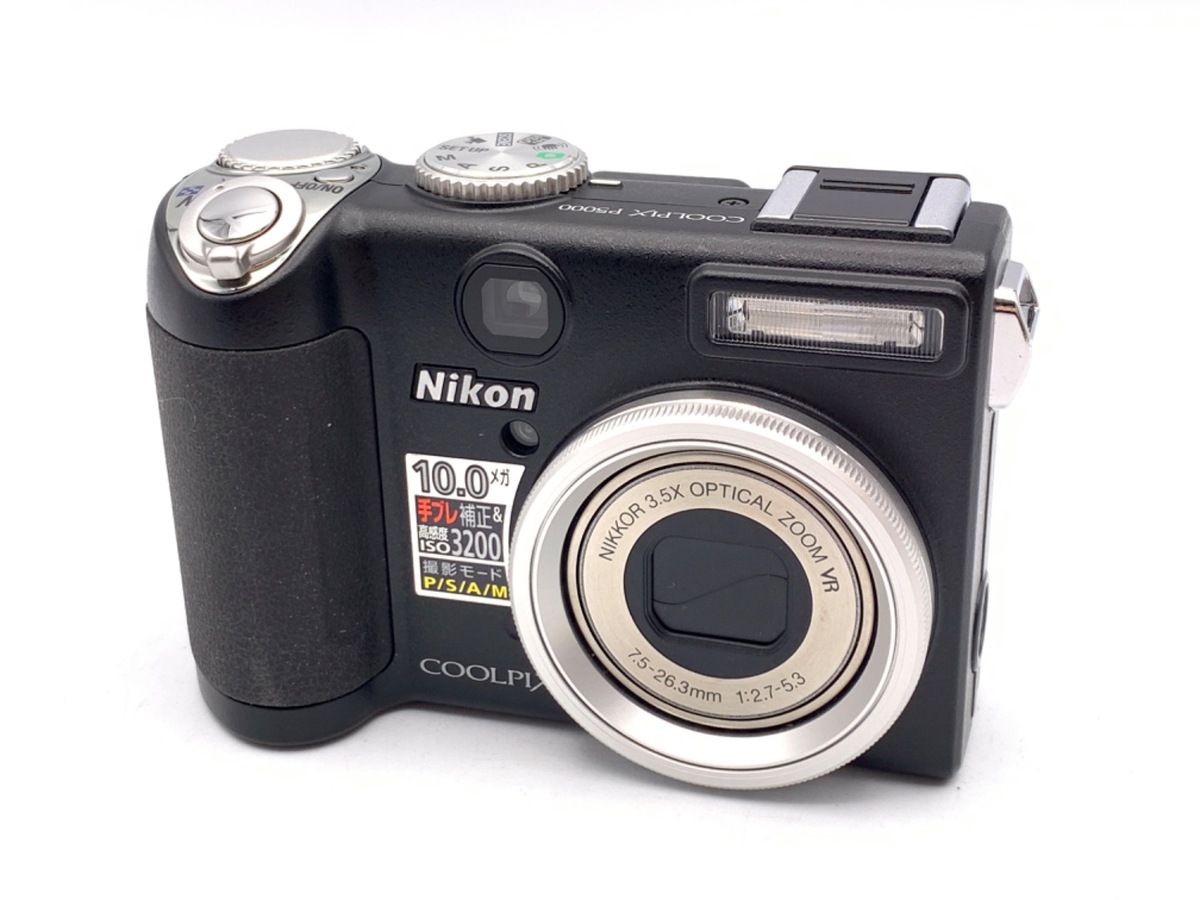 中古：B(並品)】ニコン（Nikon）COOLPIX P5000(ブラック)【1000万画素 