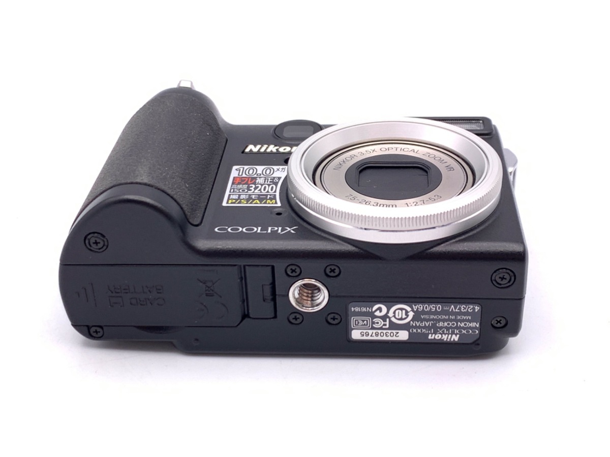 中古：B(並品)】ニコン（Nikon）COOLPIX P5000(ブラック)【1000万画素 