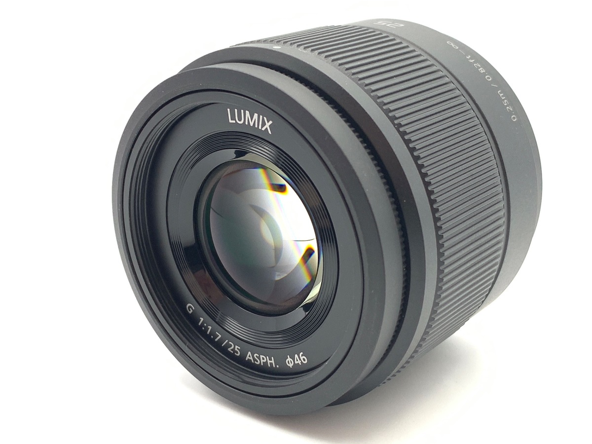 中古】パナソニック LUMIX G 25mm F1.7 ASPH. [H-H025K] ブラック