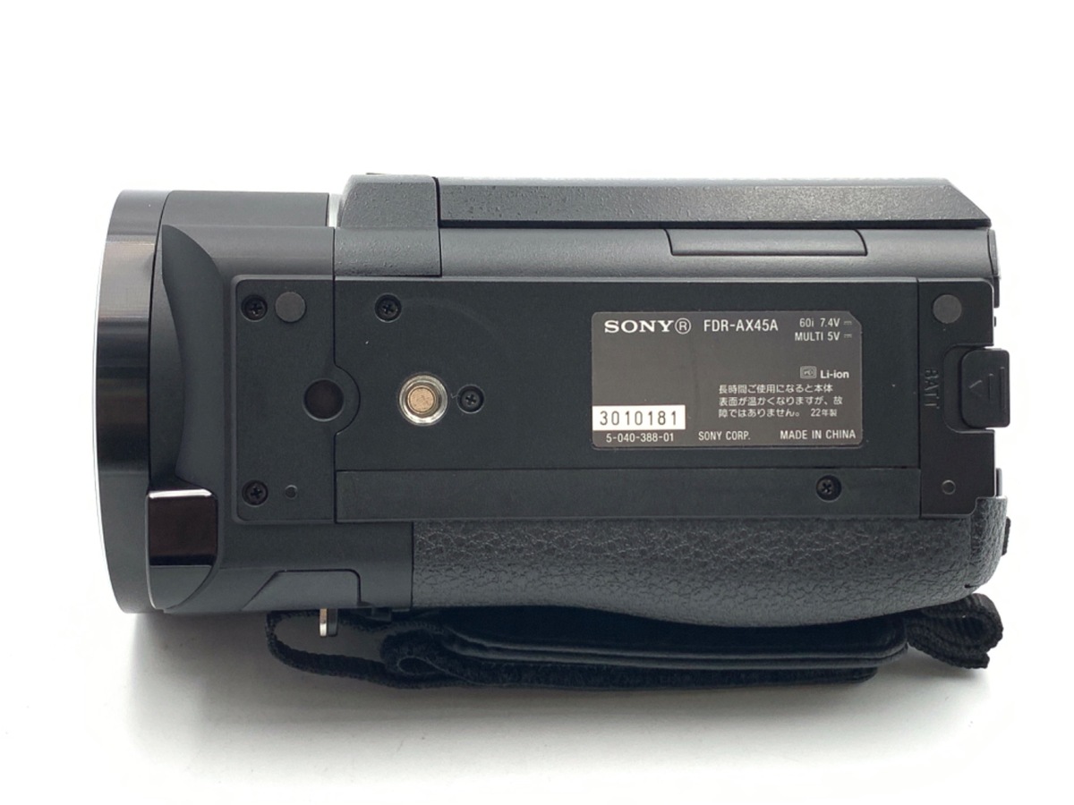 中古：B(並品)】ソニー デジタル4Kビデオカメラレコーダー FDR-AX45A B