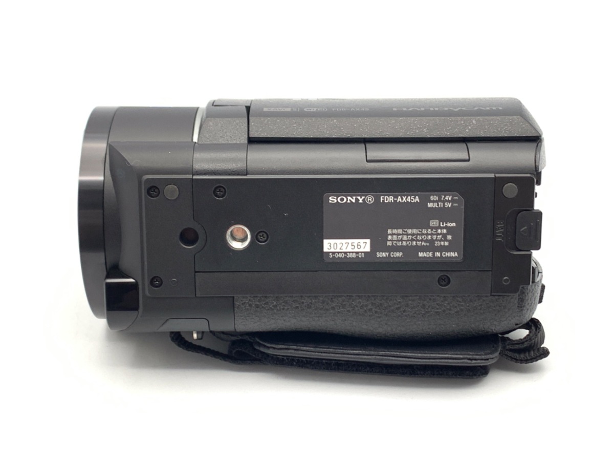 中古】ソニー デジタル4Kビデオカメラレコーダー FDR-AX45A B ブラック 