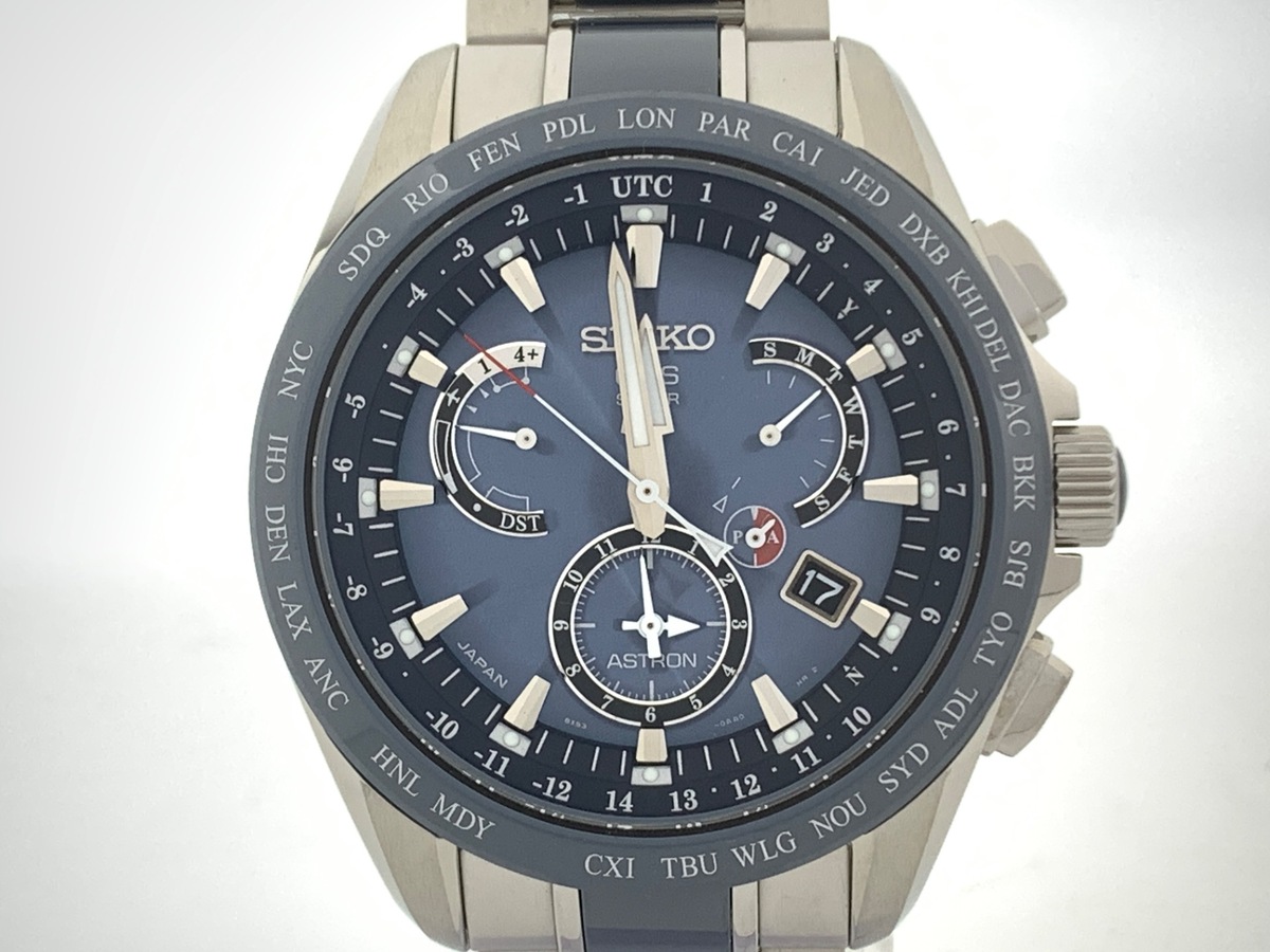 セイコー アストロン ブルー SBXB043/8X53-0AB0-2 チタン