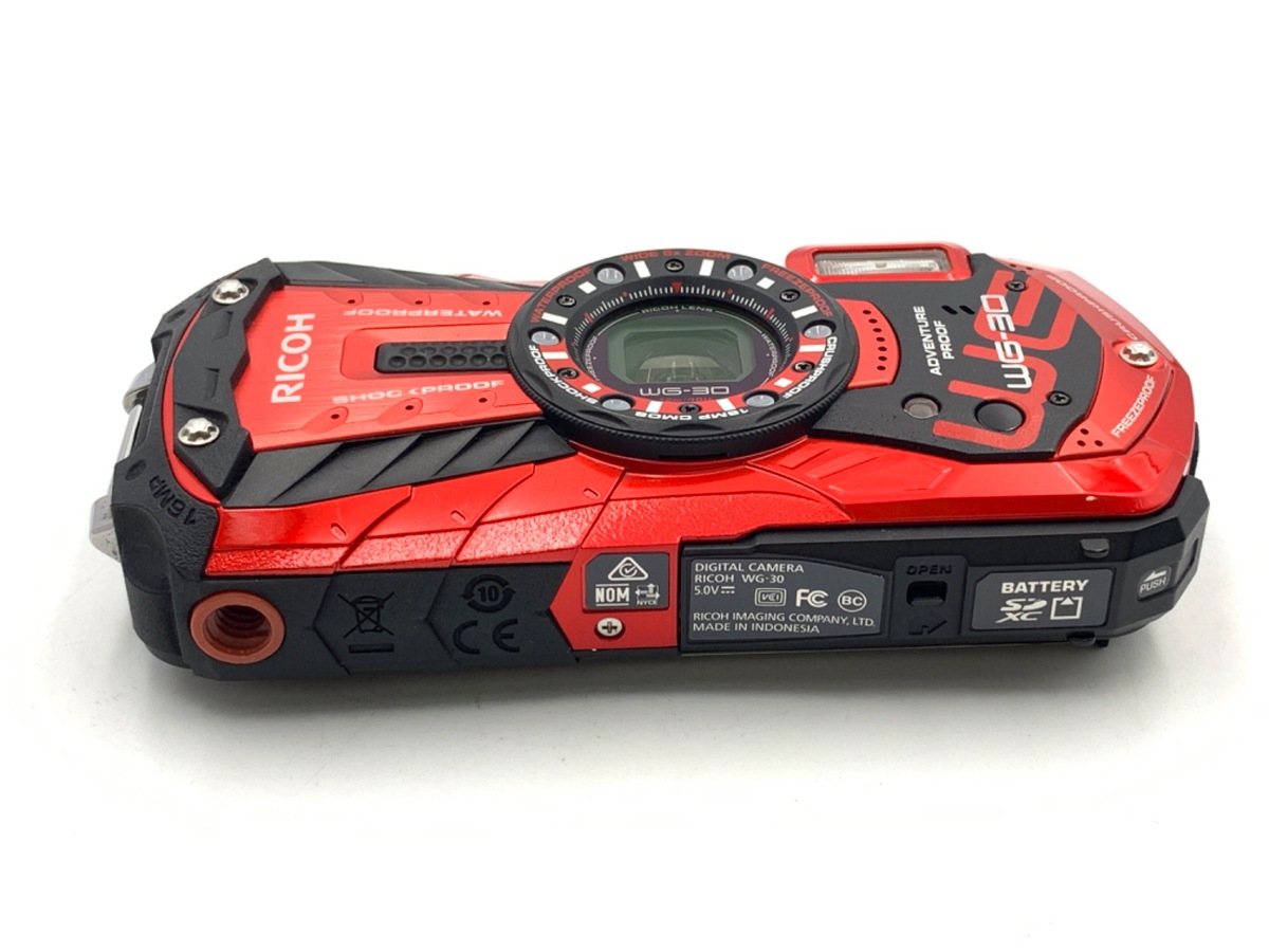 ほぼ未使用　Ricoh WG-30 バーミリオンレッド 本体 Amazon | RICOH 防水デジタルカメラ RICOH WG-30 バーミリオン