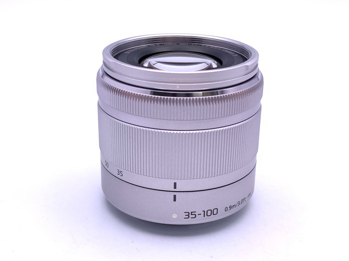新古品 LUMIX パナソニック HFS35100[シルバー] 新品)Panasonic (パナソニック) LUMIX G VARIO 35-100mm F4.0-5.6 ASPH