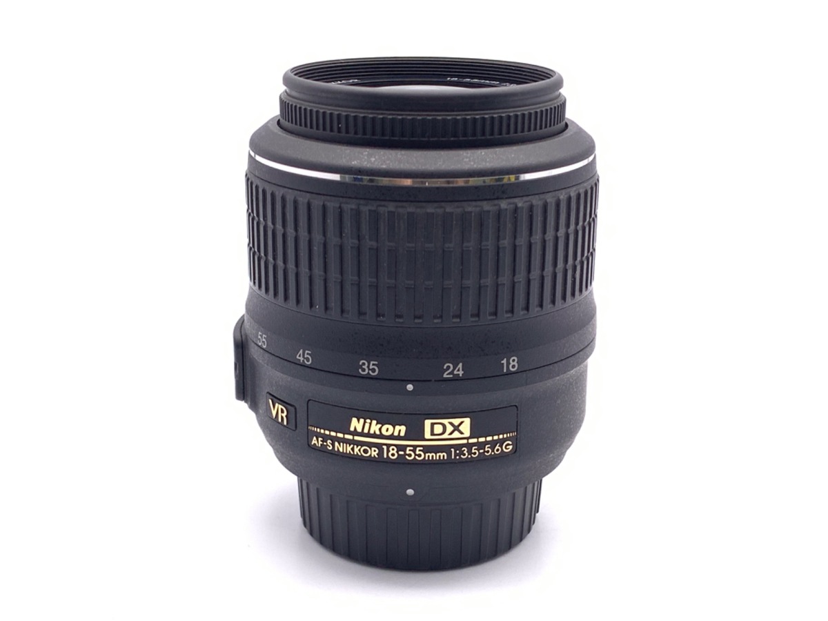 ニコン 18-55ミリ レンズ ジャンク品 ニコンAF-P DX 18-55mm VRレンズ、沈胴式でコンパクト
