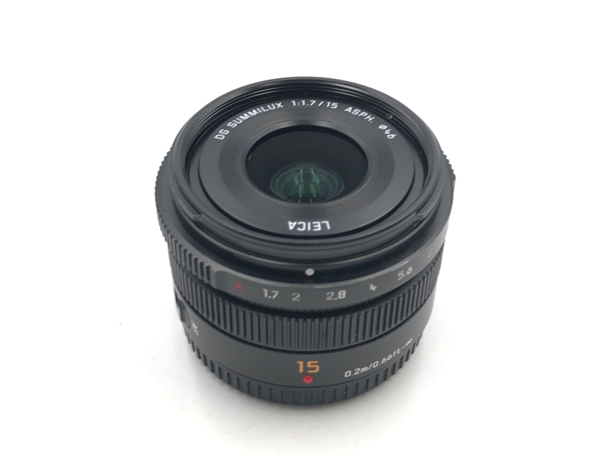 LEICA DG SUMMILUX 15mm/F1.7 ASPH. H-X015-K [ブラック] 中古価格比較