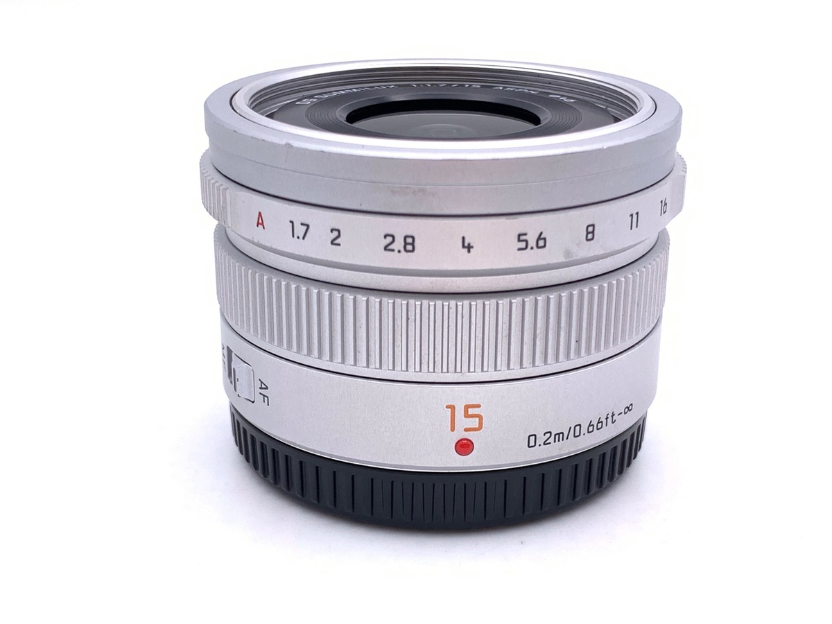 中古】パナソニック LEICA DG SUMMILUX 15mm/F1.7 ASPH. [H-X015