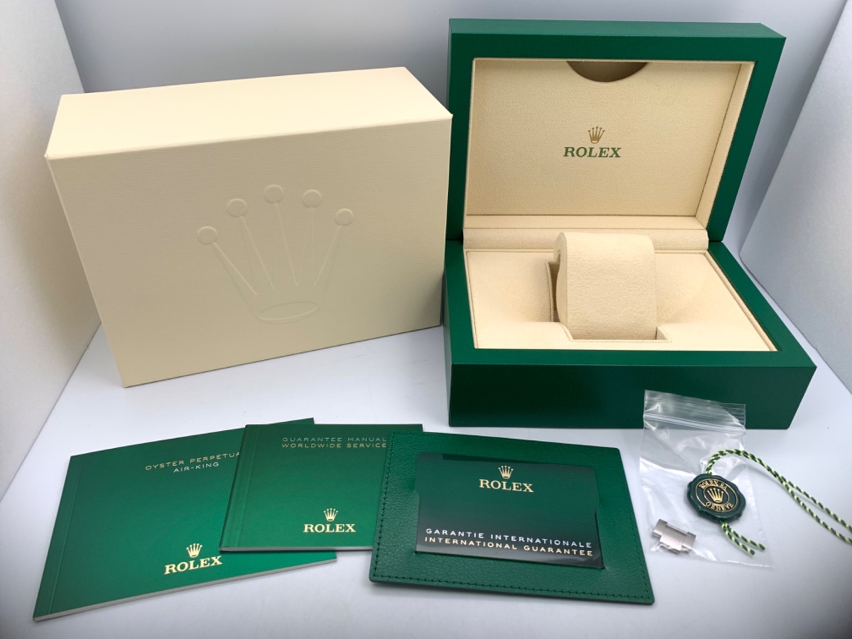 ロレックス(ROLEX) エアキング ブラック 126900 ステンレススティール